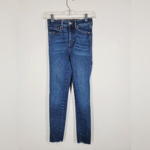 We The Free Dark Wash Skinny Jeans, Size 26